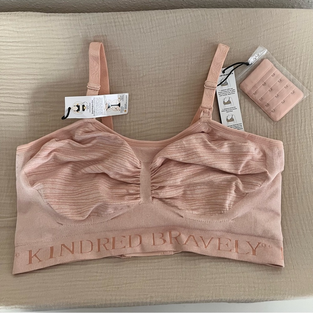 Kindred Bravely Pink Nursing Bra